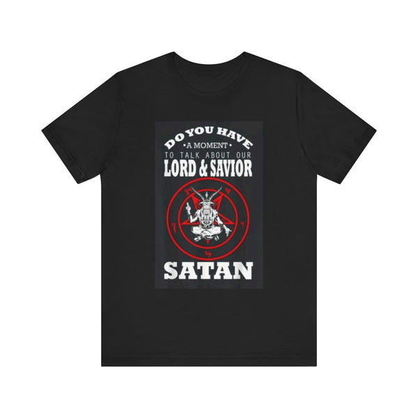 Talk About Satan Short Sleeve Tee Unisex